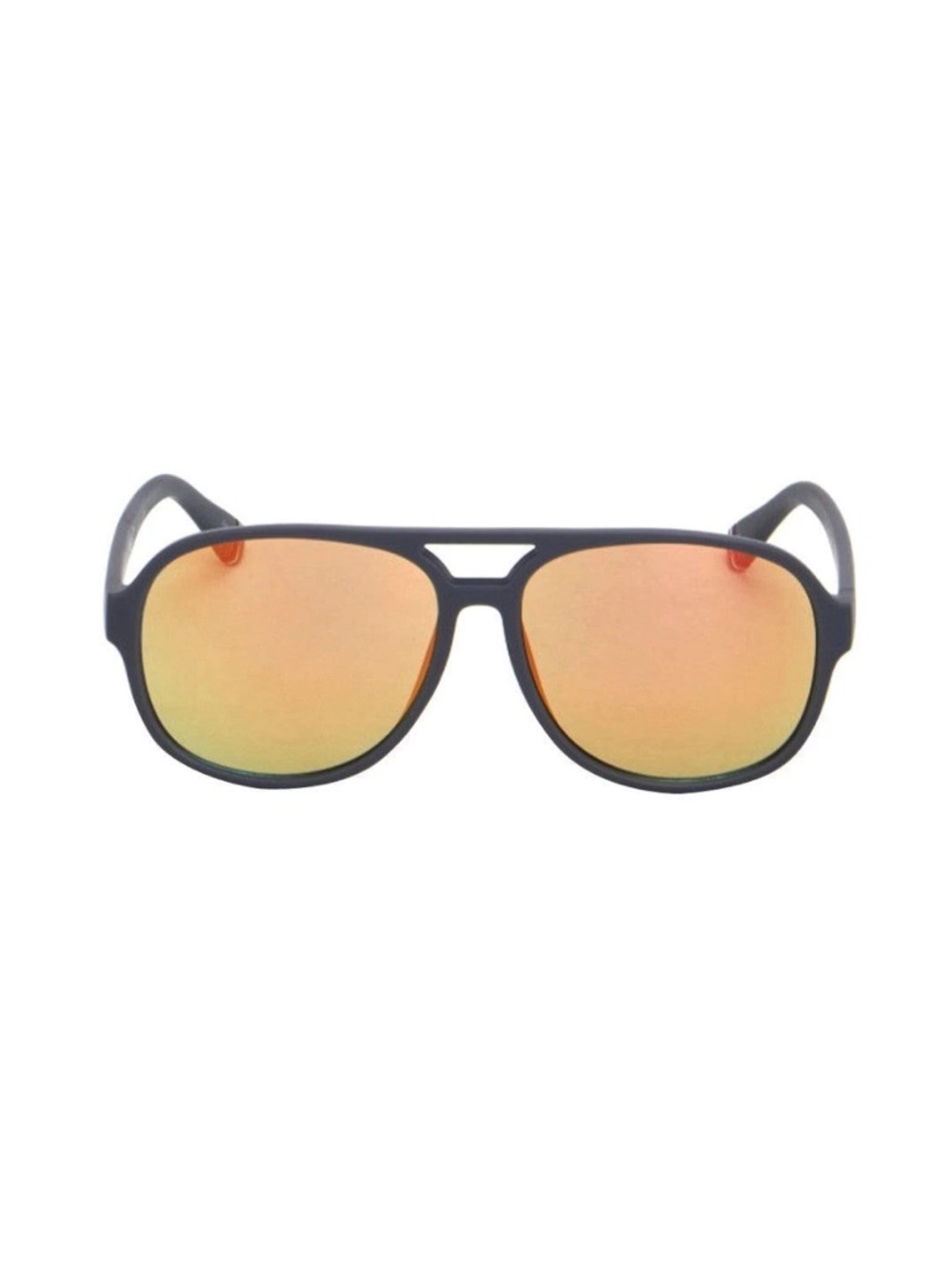 Fila Unisex Sunglass SF9339 V65V Plastic Aviator Matte Gray/Rose Gold Mirror